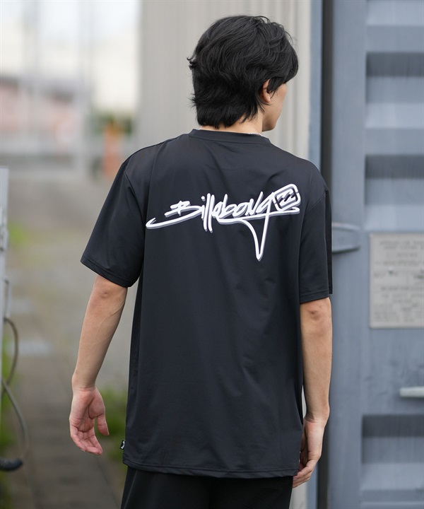 BILLABONG ビラボン 水着 ラッシュガード 半袖 Tシャツ メンズ 水陸両用 ロゴ AIR DRY MESH TEE BG01AU16