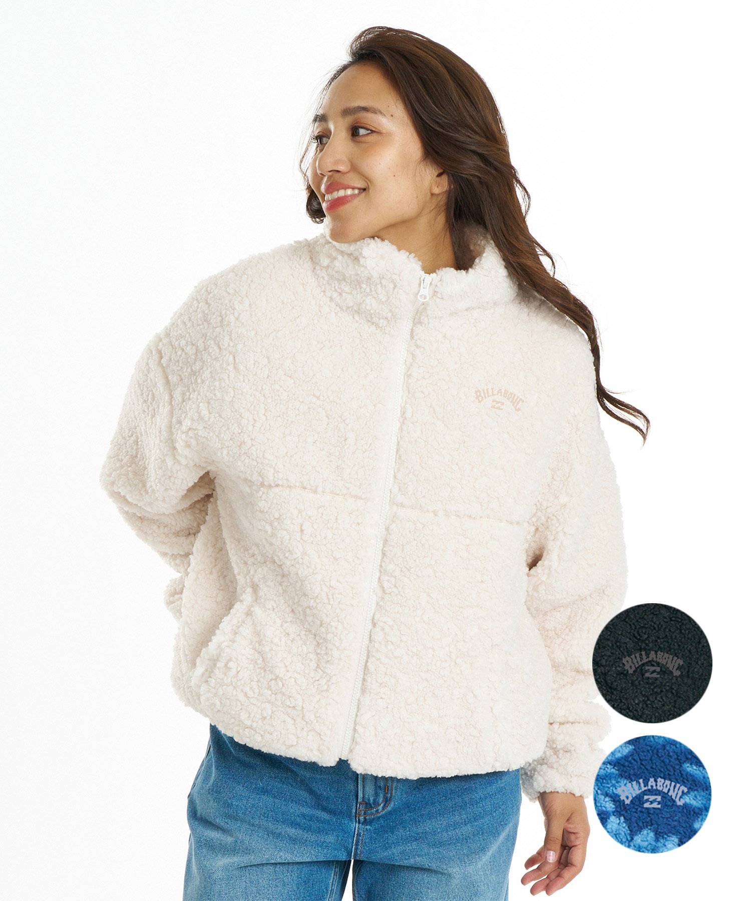 BILLABONG ビラボン ジャケット レディース ボア FUR BOA STAND JACKET