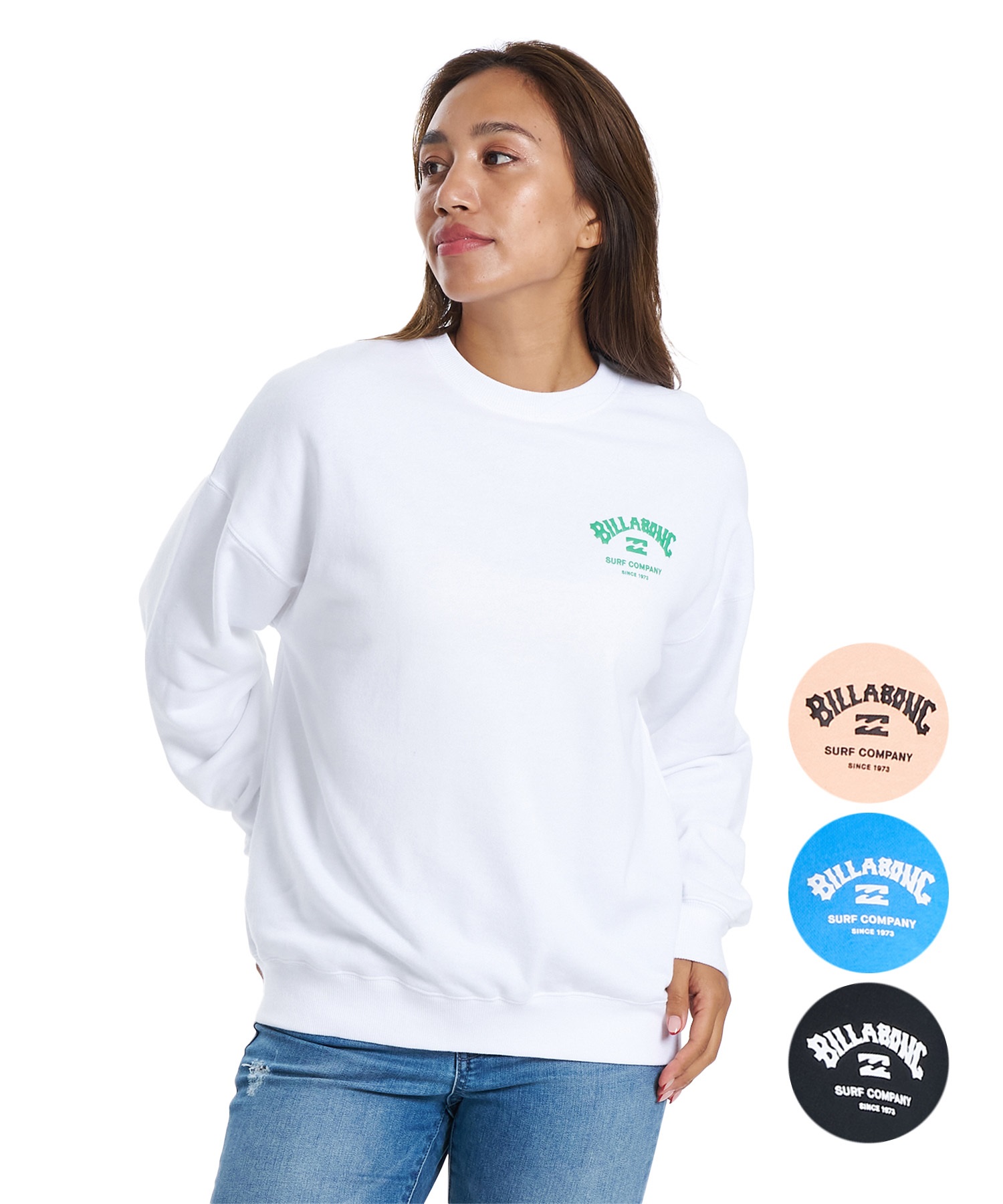 BILLABONG ビラボン トレーナー スウェット レディース バックプリント