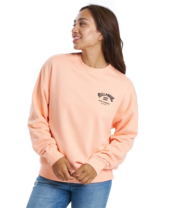 BILLABONG ビラボン トレーナー スウェット レディース バックプリント SQUARE LOGO BOY FIT BG013001