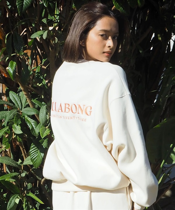 BILLABONG ビラボン トレーナー スウェット レディース ロゴ バックプリント BG013002