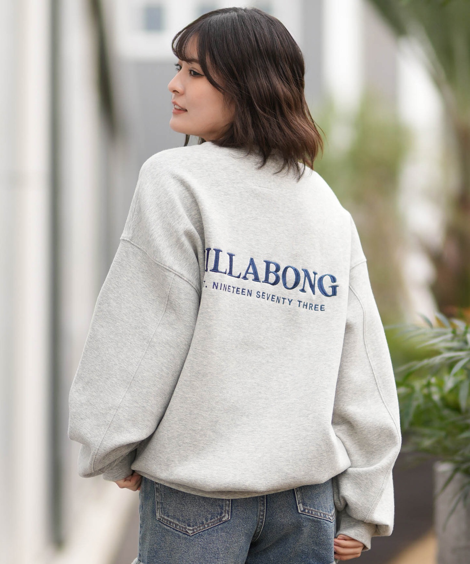 BILLABONG ビラボン トレーナー スウェット レディース ロゴ バック