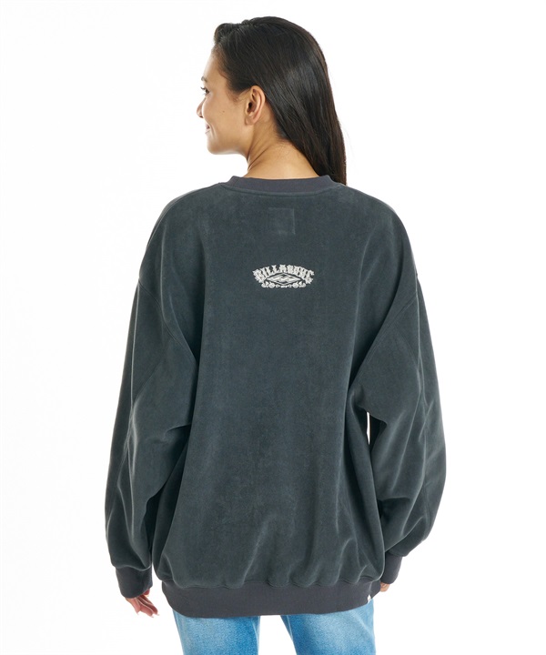 BILLABONG ビラボン トレーナー スウェット レディース 裏起毛 SUEDE LIKE BONDING FLEECE BG014009