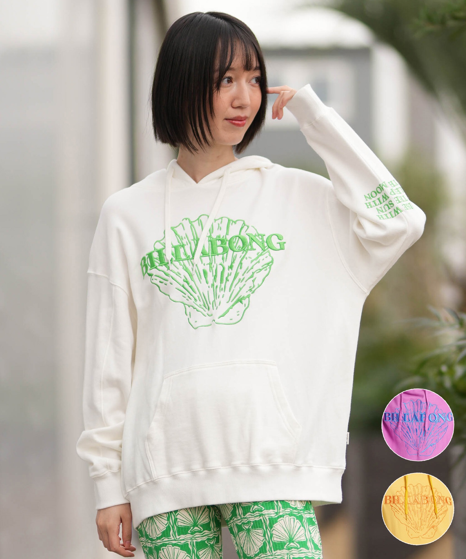 BILLABONG ビラボン プルオーバー パーカー レディース 裏毛 BG013010