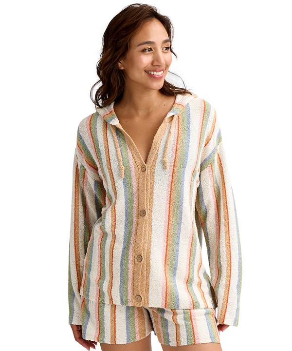 BILLABONG ビラボン 前ボタン パーカーレディース 水陸両用 塩素対応 セットアップ対応 BG013614 UT