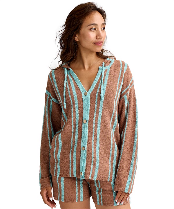 BILLABONG ビラボン 前ボタン パーカーレディース 水陸両用 塩素対応 セットアップ対応 BG013614 UT