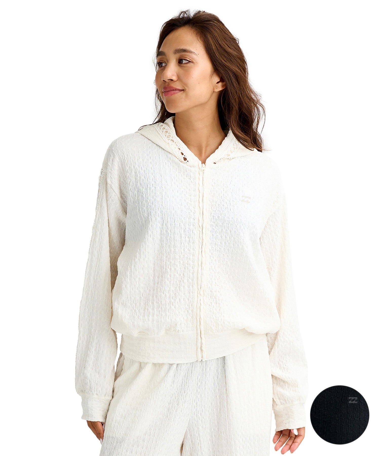 BILLABONG ビラボン ジップアップ パーカー レディース UVカット 吸水