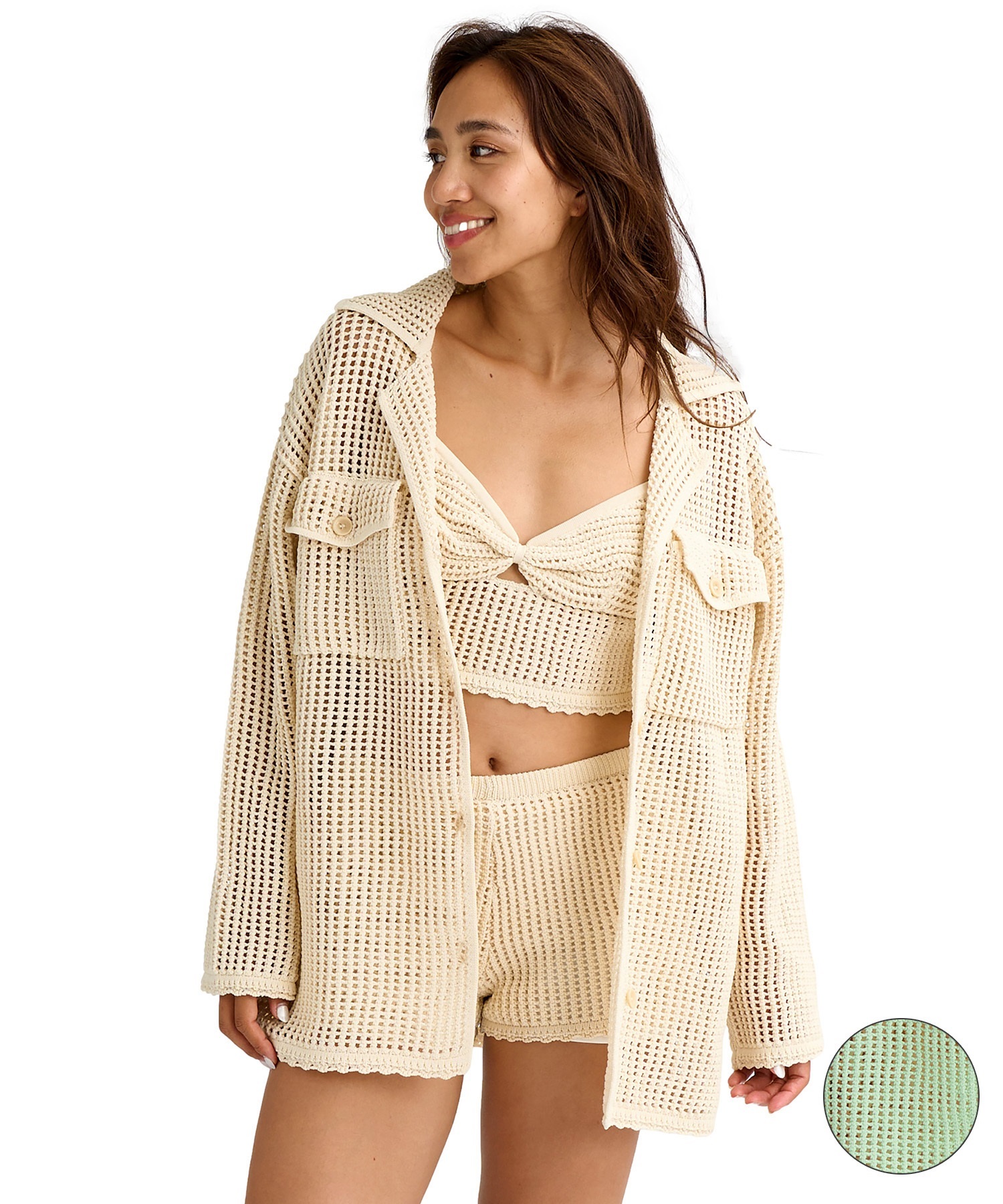 BILLABONG ビラボン 長袖 シャツ レディース ニット 吸水速乾