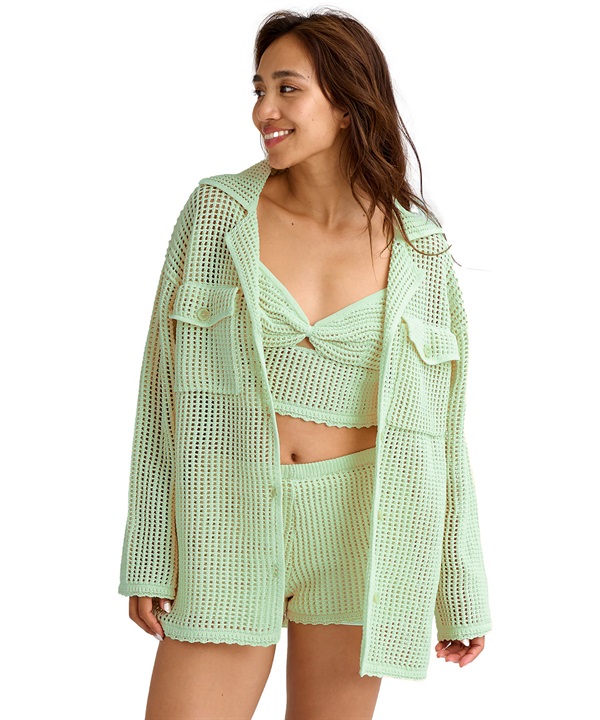 BILLABONG ビラボン 長袖 シャツ レディース ニット 吸水速乾 セットアップ対応 BG013867 UT