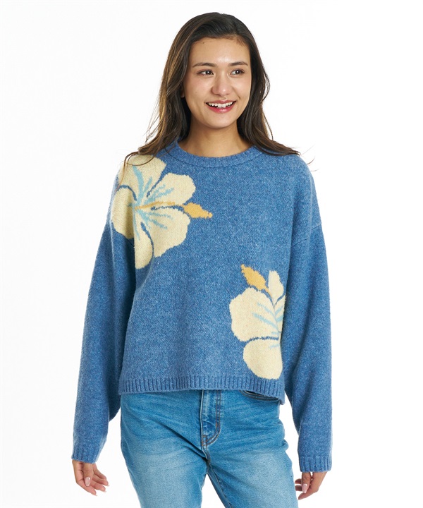 BILLABONG ビラボン ニット セーター レディース 花柄 DIXIE CREW SWEATER BG014600