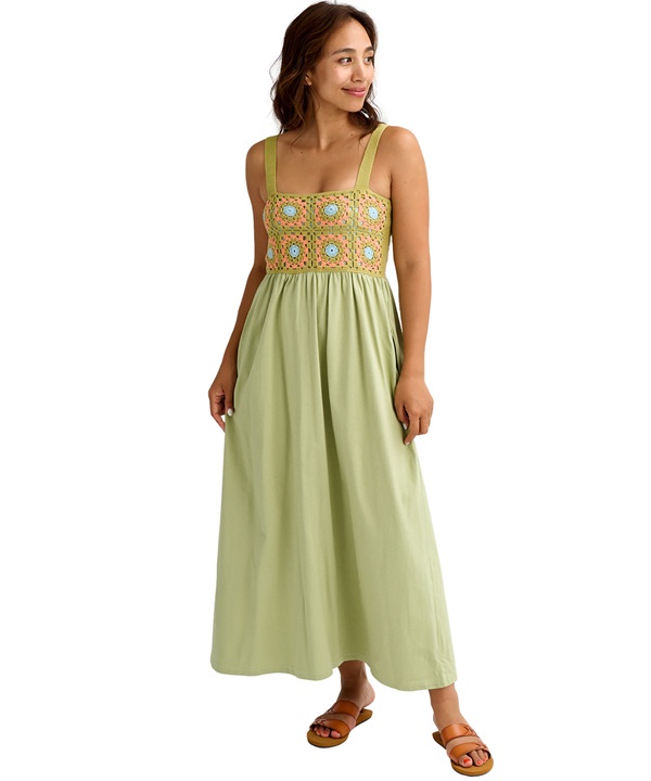 BILLABONG ビラボン ワンピース レディース ロングスカート CROCHET DRESS BG013350