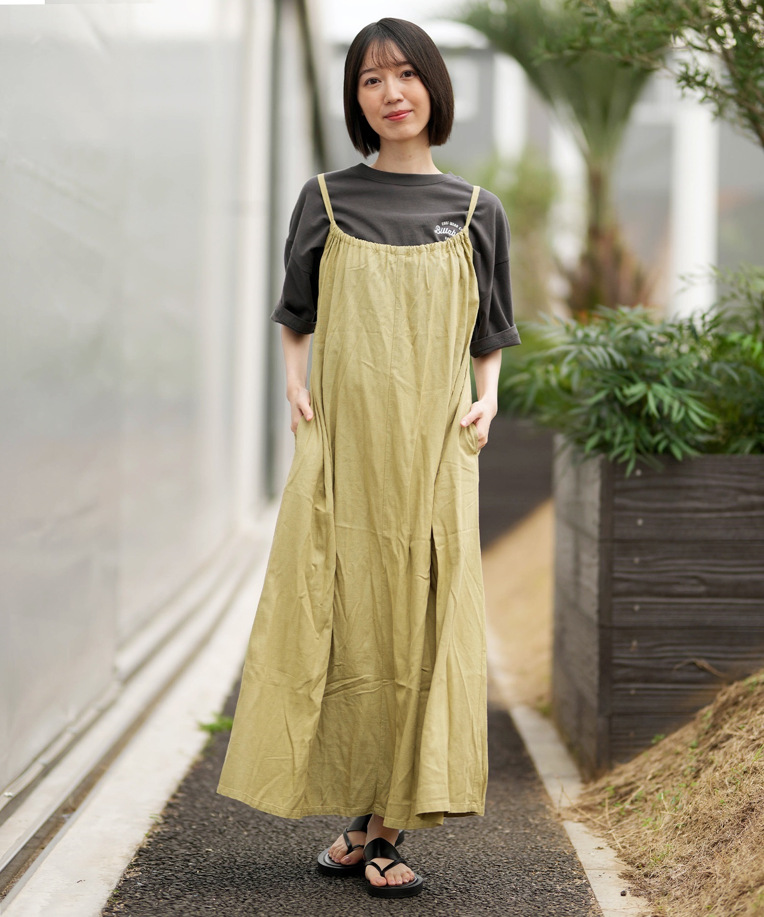 BILLABONG ビラボン ワンピース レディース ロング丈 CAMI BACK WOVEN