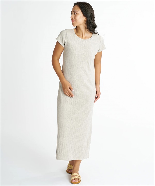 BILLABONG ビラボン ワンピース レディース シンプル RANDOM RIB TEE ONEPIECE BG01C351
