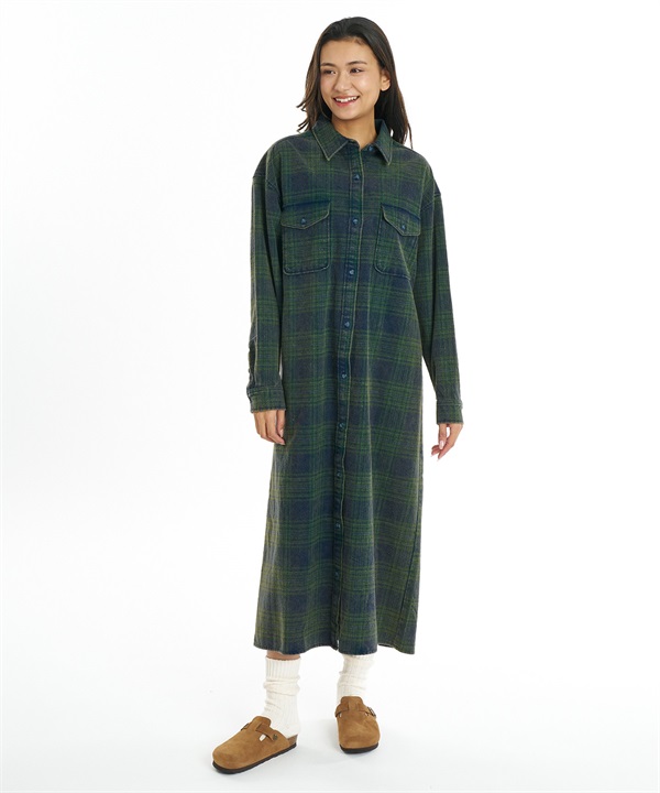 BILLABONG ビラボン ワンピース レディース チェック SHIRTS ONEPIECE BG014354