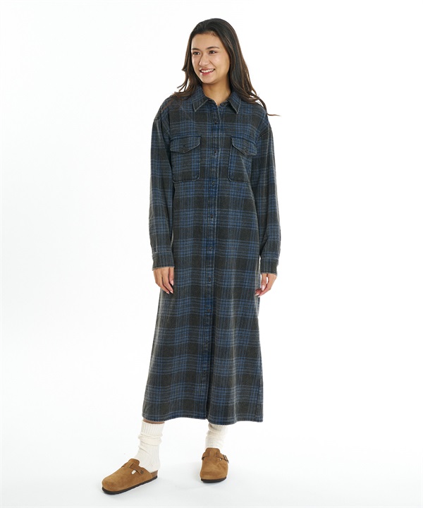 BILLABONG ビラボン ワンピース レディース チェック SHIRTS ONEPIECE BG014354
