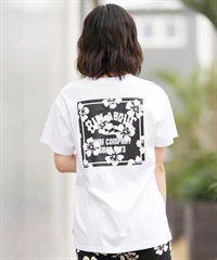 BILLABONG ビラボン 半袖 Tシャツ レディース BACK SQUARE BOY FIT TEE  BG013201(BPB-M)