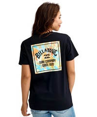 BILLABONG ビラボン 半袖 Tシャツ レディース BACK SQUARE BOY FIT TEE  BG013201(SCS-M)