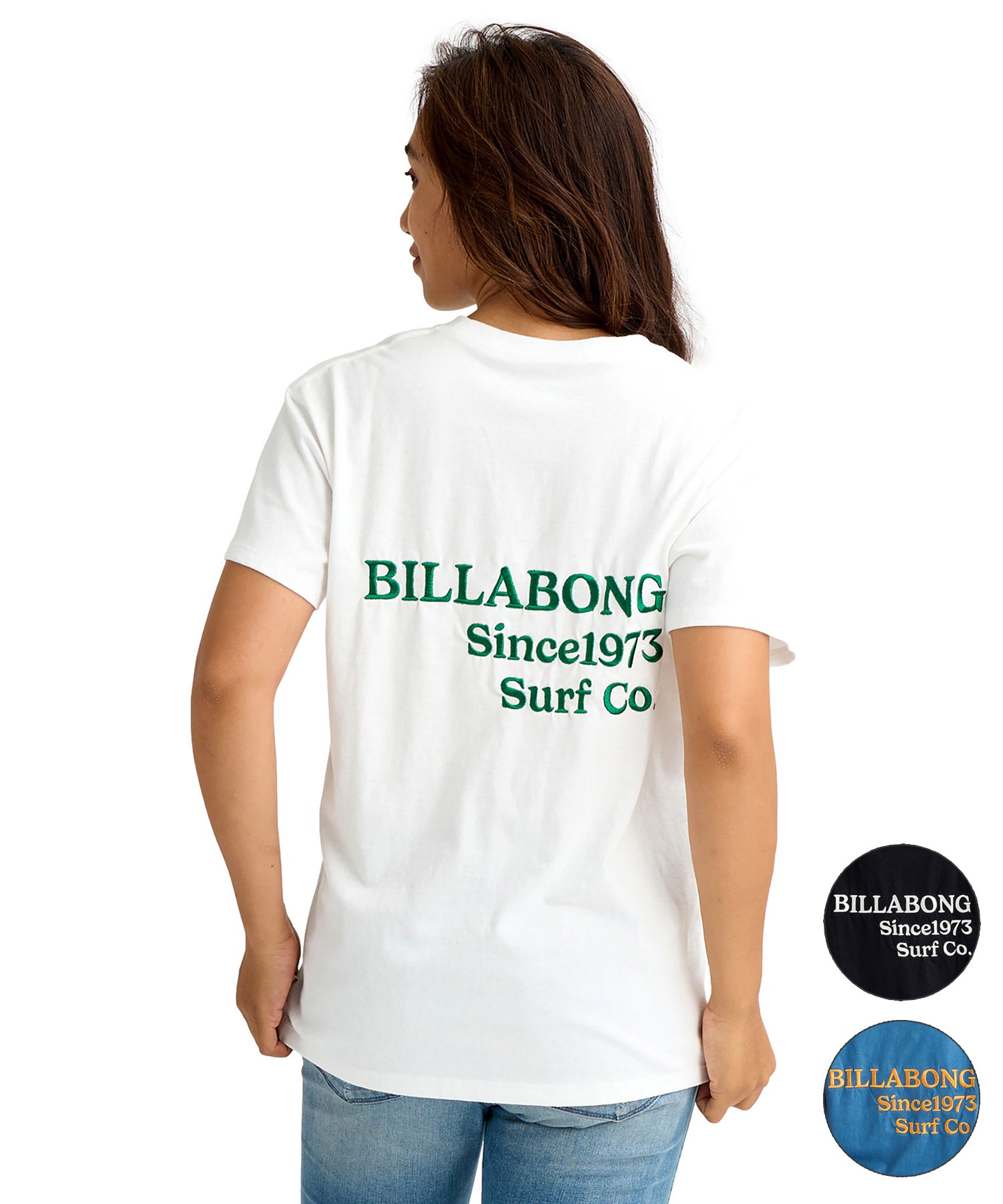 BILLABONG ビラボン 半袖 Tシャツ レディース ロゴ バックプリント BG013203(SCS-M)