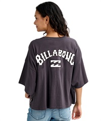 BILLABONG ビラボン 半袖 Tシャツ レディース PUFF ARCH WIDE LOOSE CROP BG013208(OFB-M)