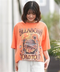 BILLABONG ビラボン 半袖 Tシャツ レディース GRAPHIC WIDE LOOSE CROP T BG013209(TBG-M)