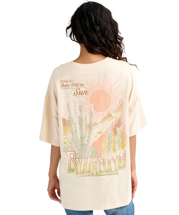 BILLABONG ビラボン 半袖 Tシャツ レディース GRAPHIC PRINT LOOSE TEE BG013213