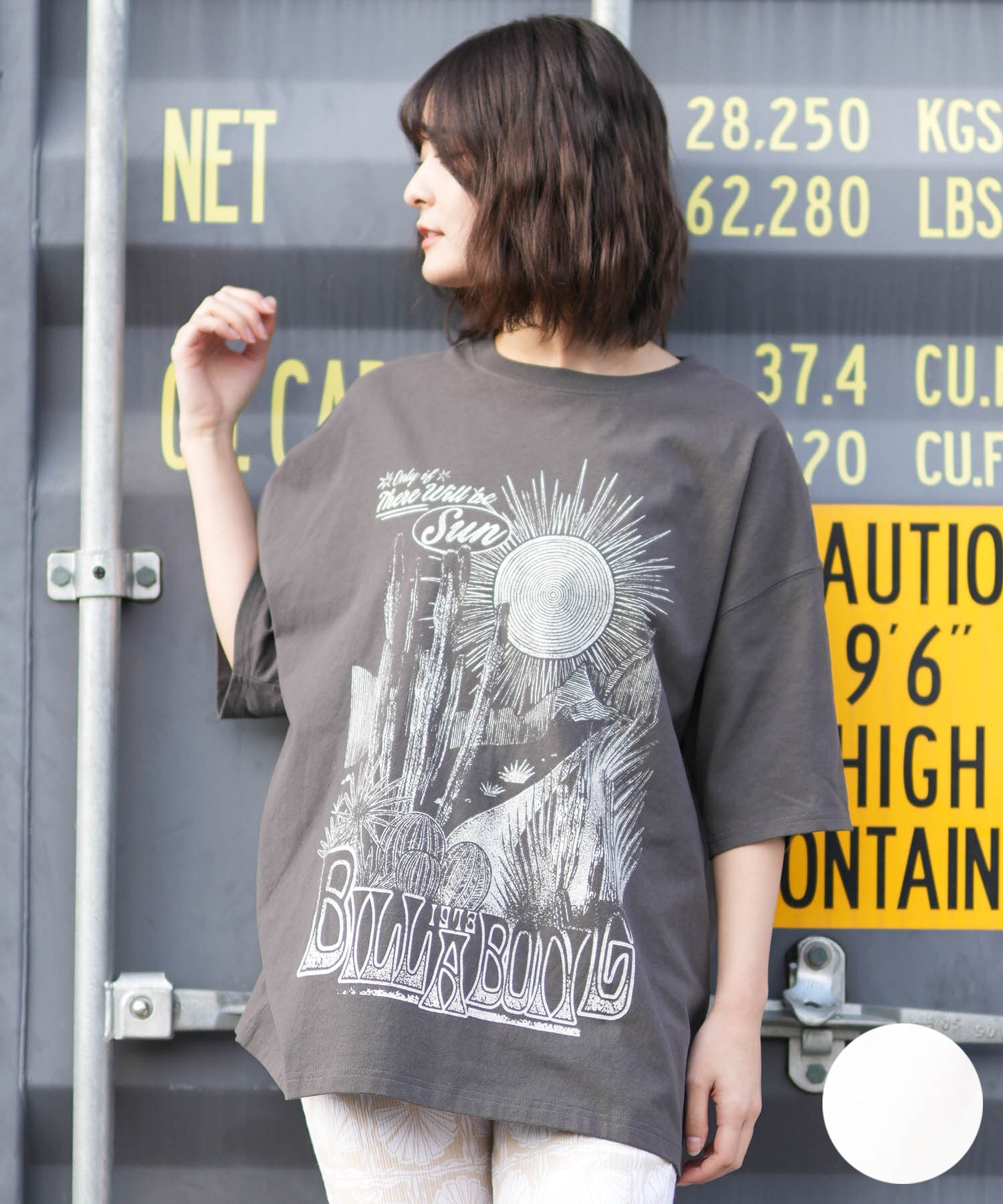 BILLABONG ビラボン 半袖 Tシャツ レディース SUN CHASING LOOSE TEE