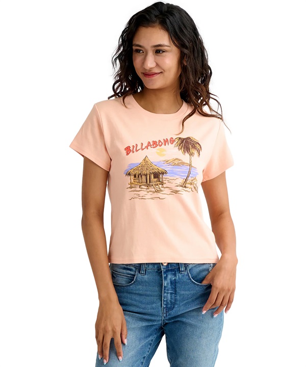 BILLABONG ビラボン 半袖 Tシャツ レディース GRAPHIC BABY FIT TEE BG013216