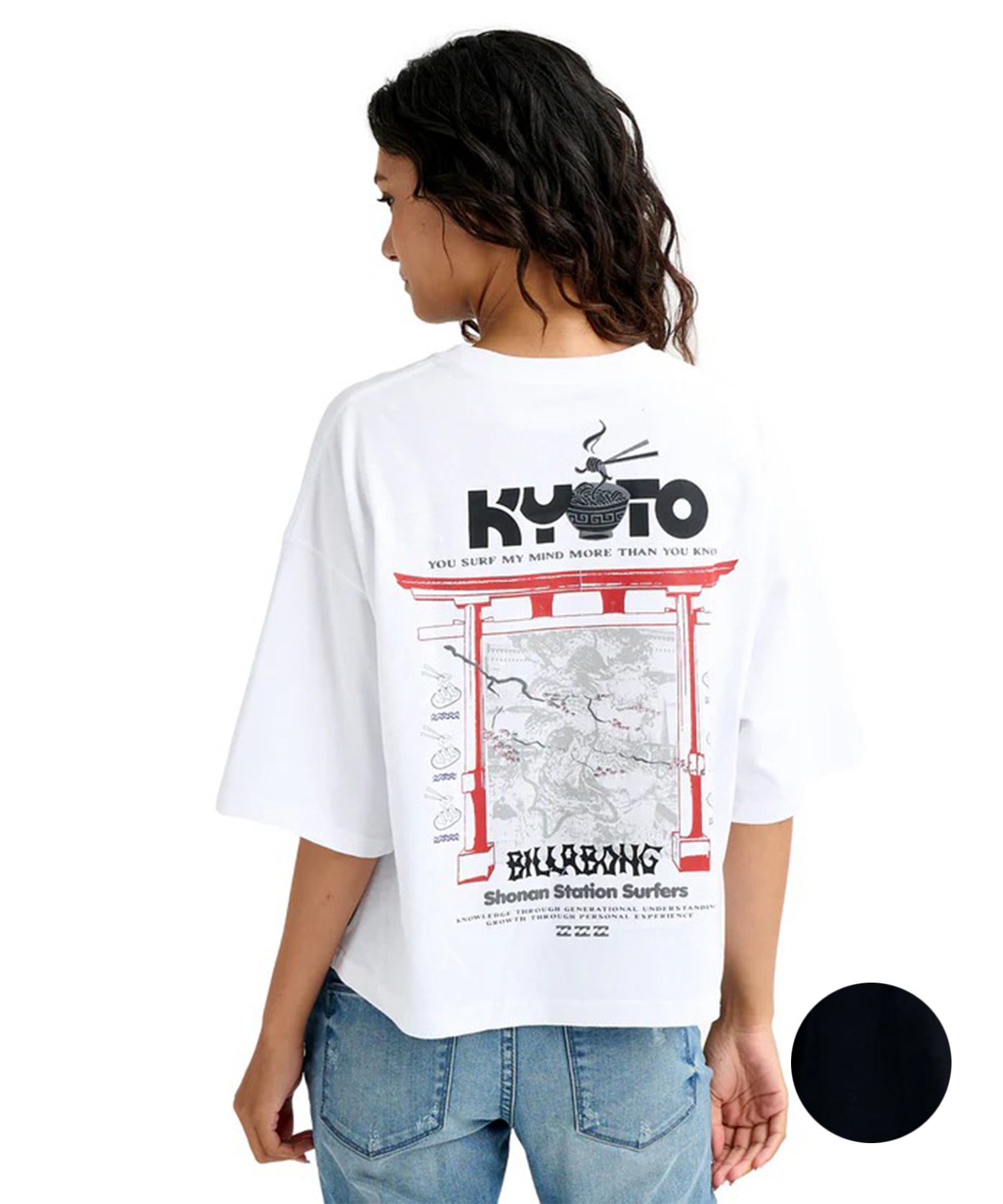 BILLABONG ビラボン 半袖 Tシャツ レディース SHONAN STATION SURFERS