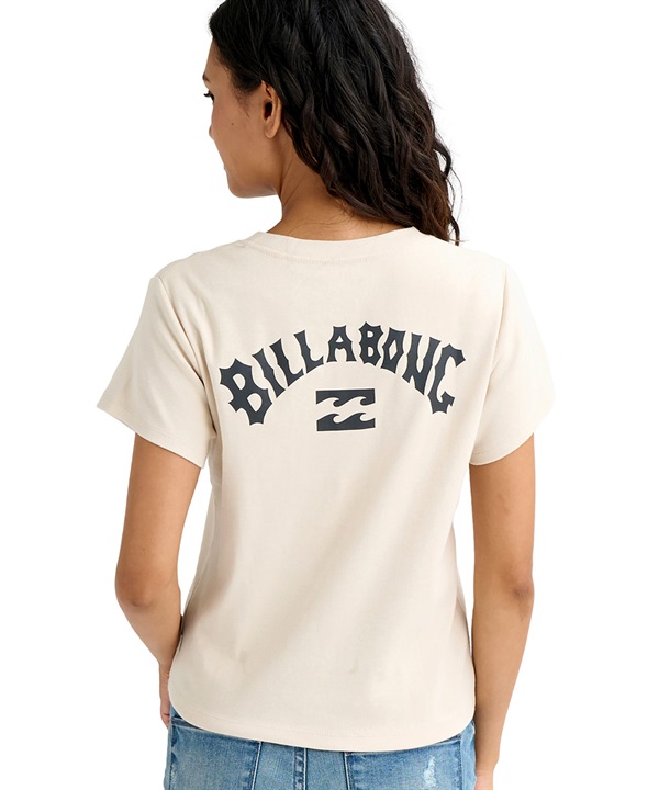 BILLABONG ビラボン 半袖 Tシャツ レディース シンプル ARCH LOGO BG013225
