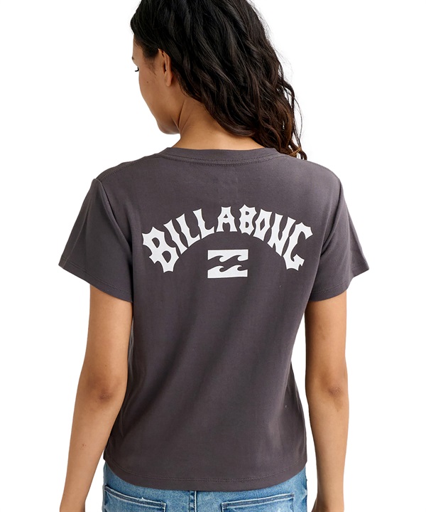 BILLABONG ビラボン 半袖 Tシャツ レディース シンプル ARCH LOGO BG013225