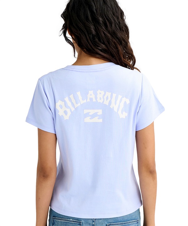 BILLABONG ビラボン 半袖 Tシャツ レディース シンプル ARCH LOGO BG013225