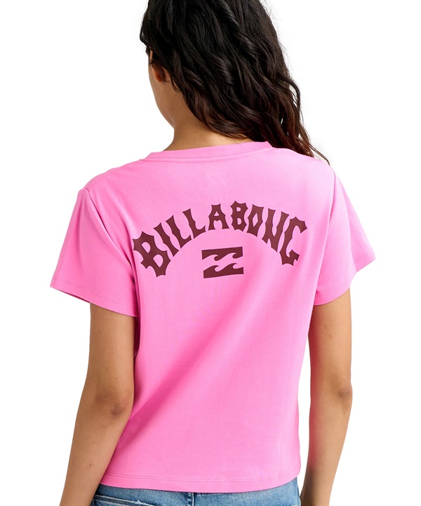 BILLABONG ビラボン 半袖 Tシャツ レディース シンプル ARCH LOGO BG013225