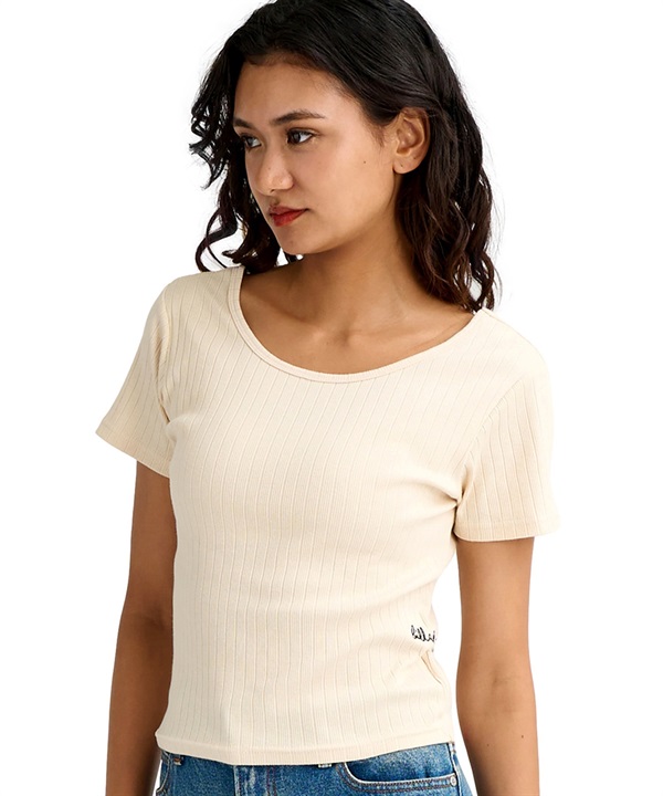 BILLABONG ビラボン 半袖 Tシャツ レディース シンプル 2WAY BABY FIT BG013302
