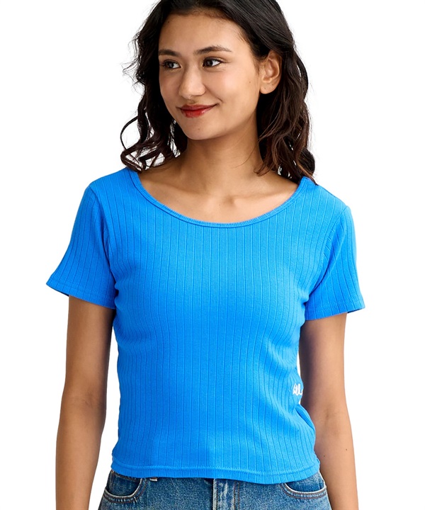 BILLABONG ビラボン 半袖 Tシャツ レディース シンプル 2WAY BABY FIT BG013302