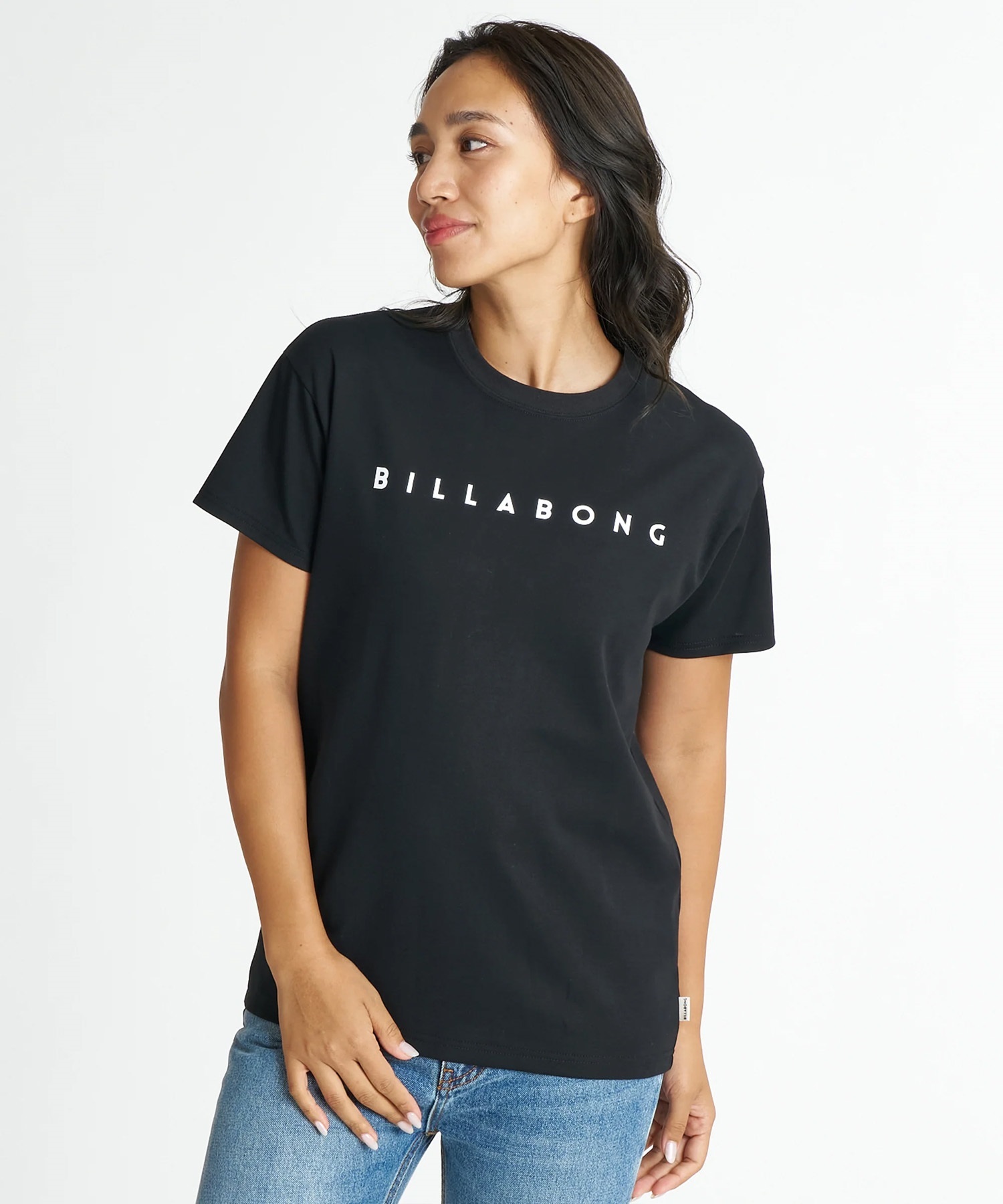 BILLABONG ビラボン 半袖 Tシャツ レディース BASIC LOGO BOY FIT COOL