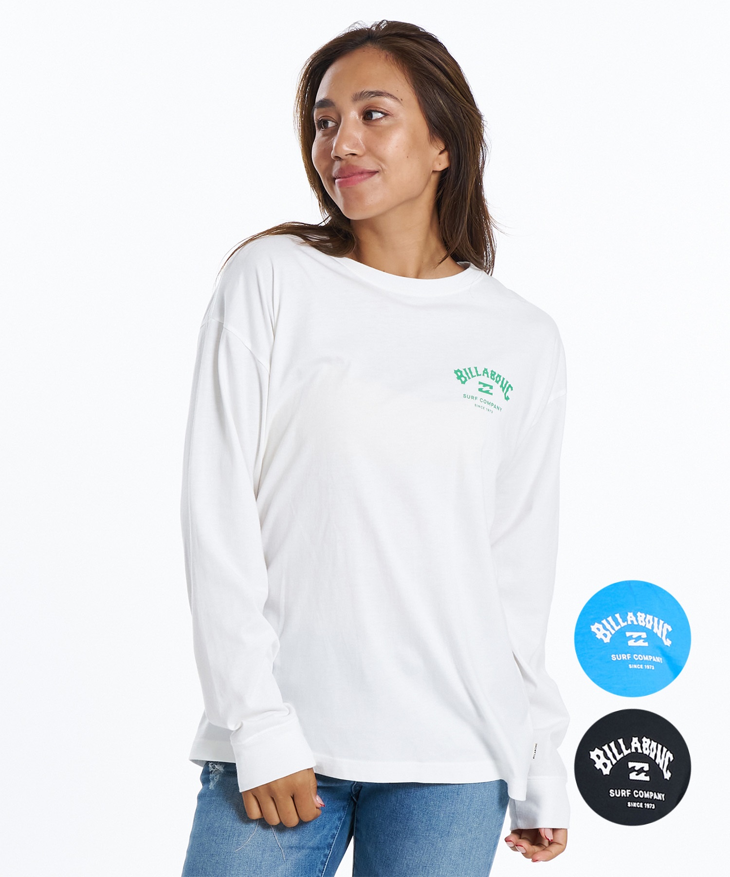 BILLABONG ビラボン 長袖 Tシャツ ロンT レディース バックプリント