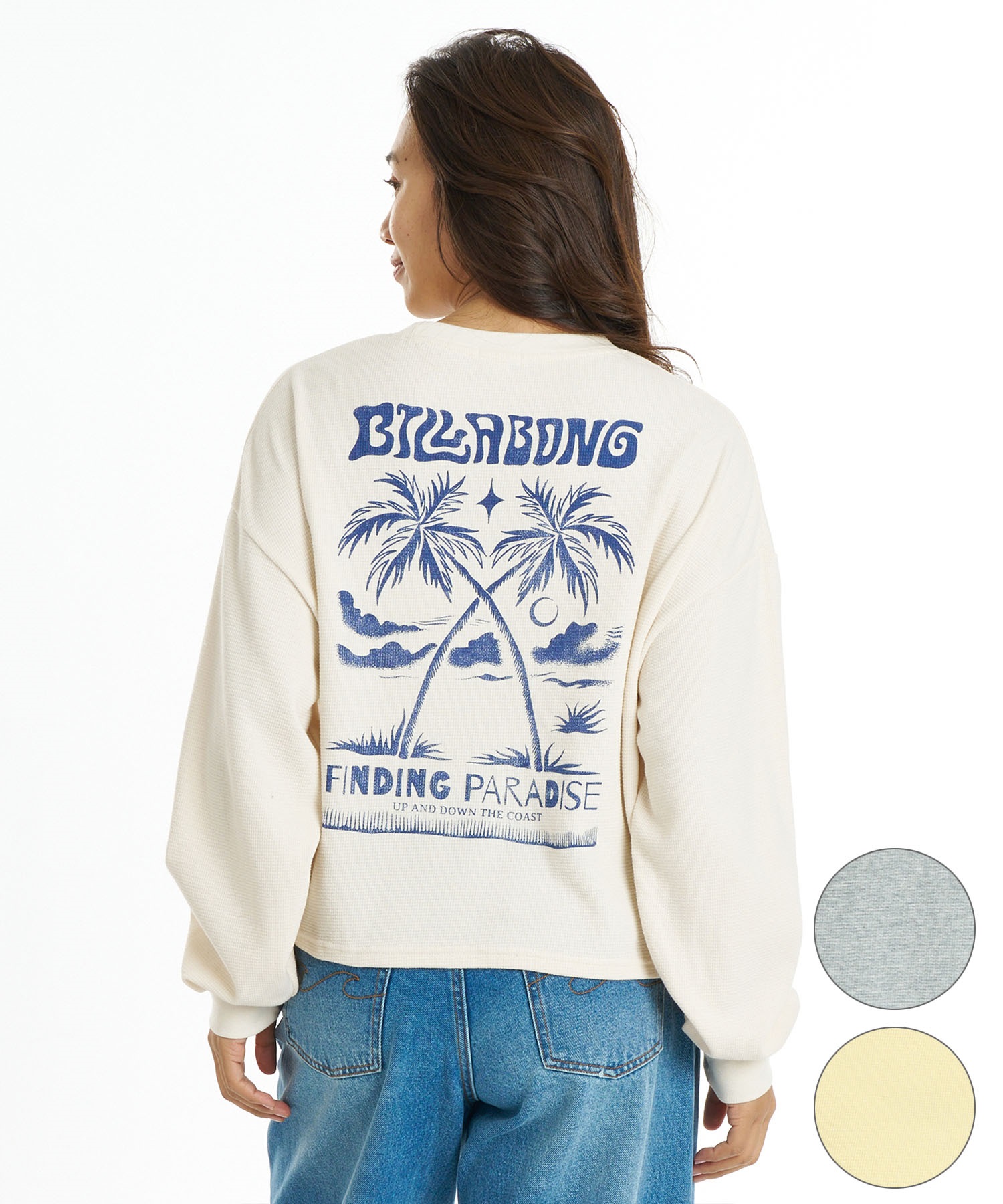 BILLABONG ビラボン 長袖 Tシャツ ロンT レディース バックプリント 調