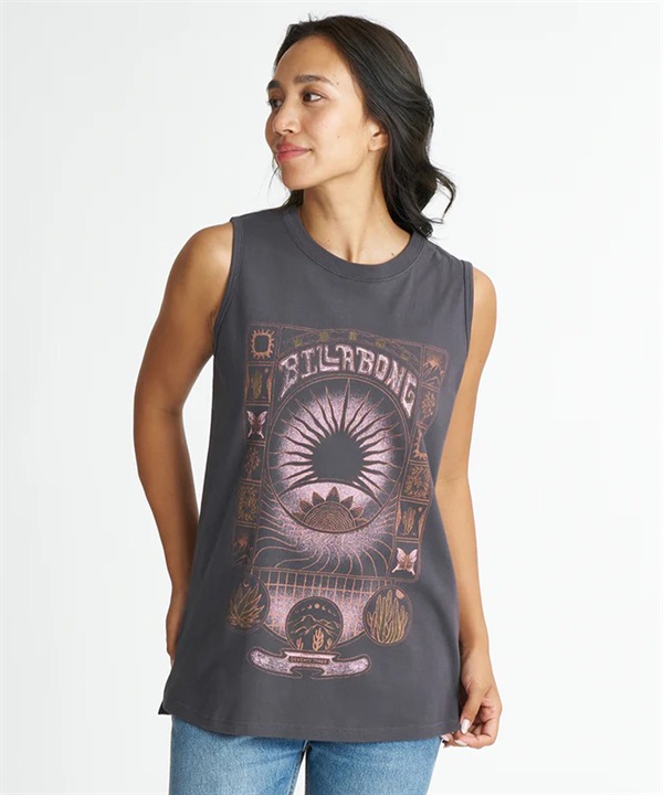 BILLABONG ビラボン タンクトップ レディース UVカット GRAPHIC LOOSE TANK TOP BG01C360