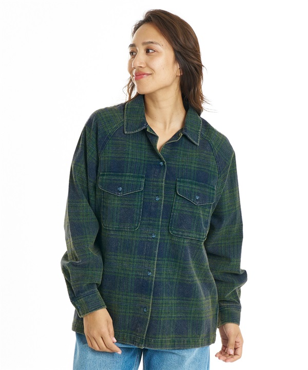 BILLABONG ビラボン 長袖 シャツ レディース チェック COASTAL BREEZE LS WVN BG014100