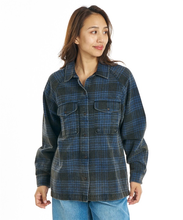 BILLABONG ビラボン 長袖 シャツ レディース チェック COASTAL BREEZE LS WVN BG014100