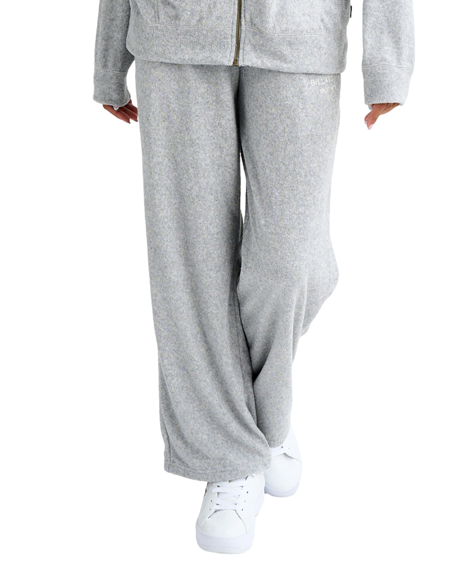 BILLABONG ビラボン ロングパンツ レディース パイル生地 セットアップ対応 BG013707(GRY-M)