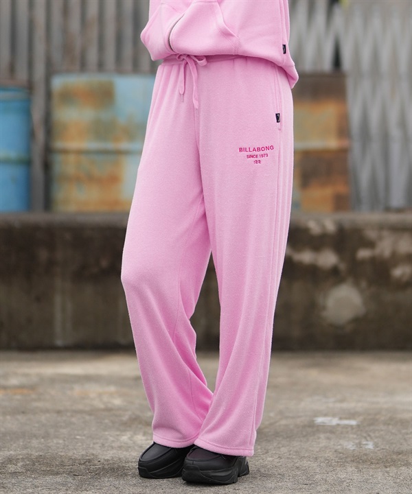 BILLABONG ビラボン ロングパンツ レディース パイル生地 セットアップ対応 BG013707