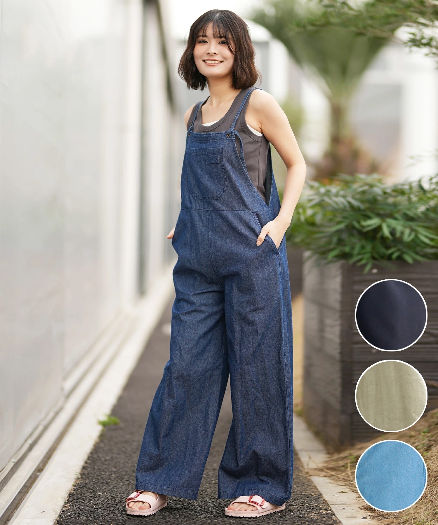 BILLABONG ビラボン オールインワン レディース サロペット パンツ WOVEN SALOPETTE BG013712(BLC-M)