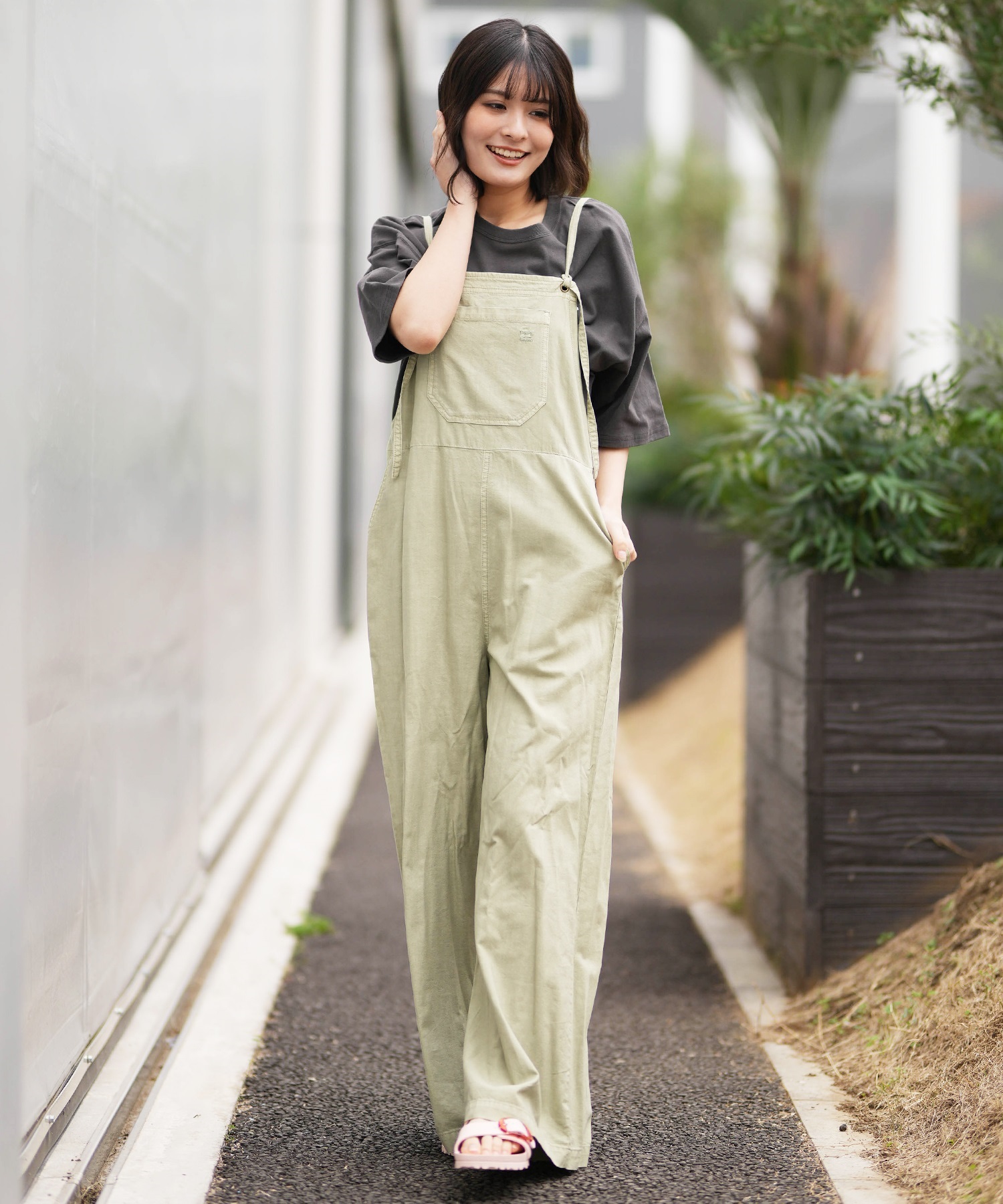 BILLABONG ビラボン オールインワン レディース サロペット パンツ WOVEN SALOPETTE BG013712(SAF-M)