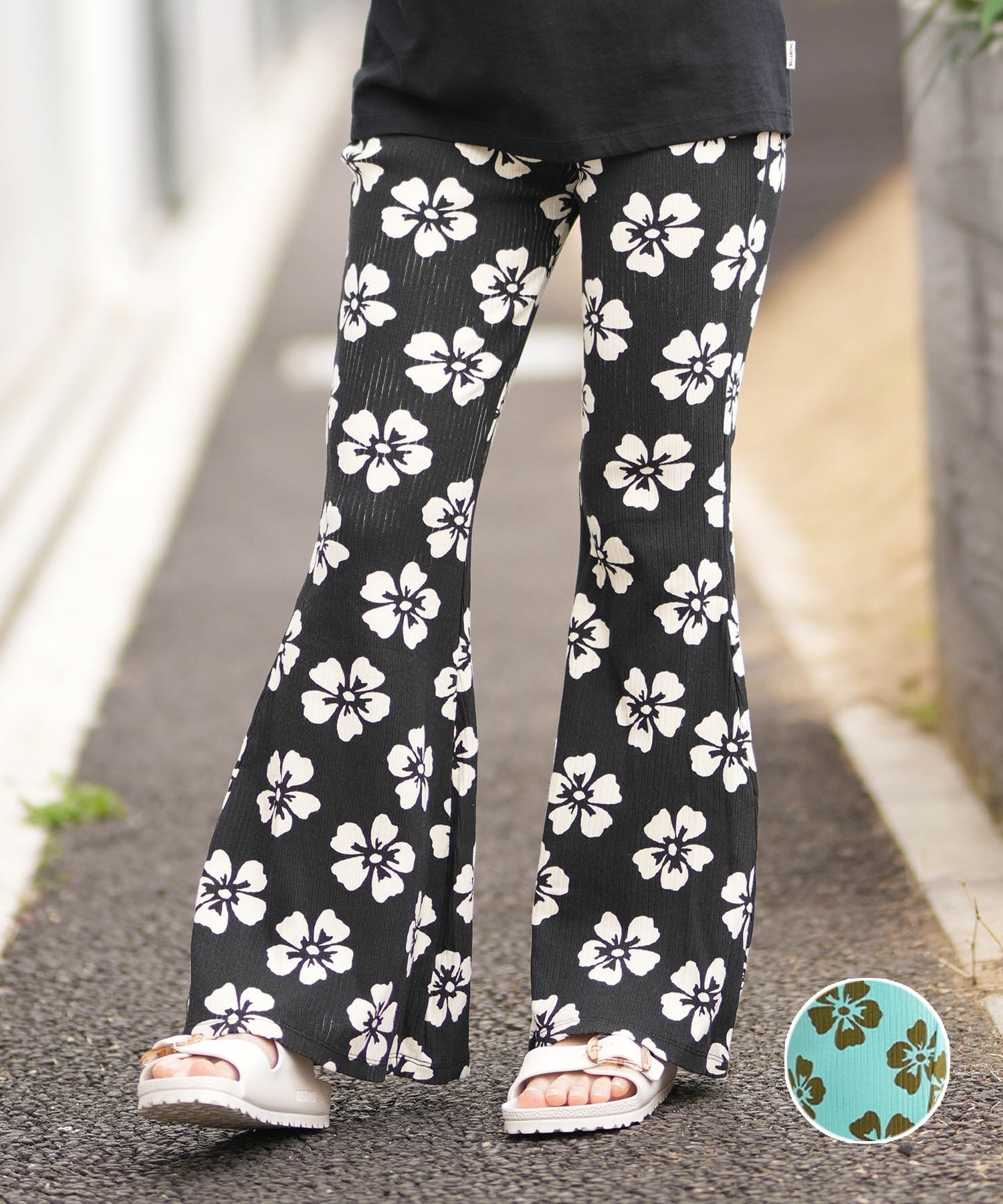BILLABONG ビラボン ロングパンツ レディース 花柄 FLARE LEGGING
