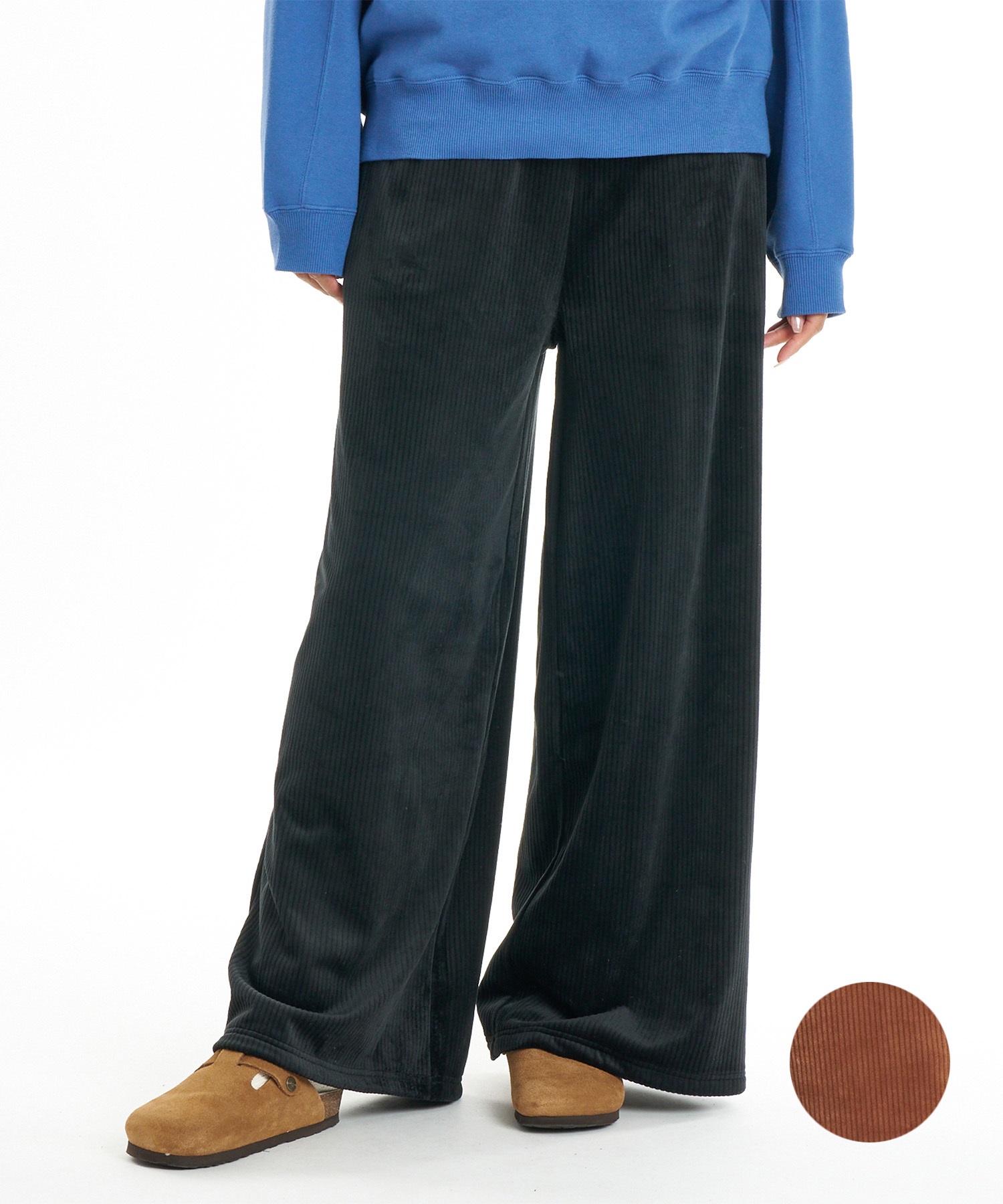 BILLABONG ビラボン ロングパンツ レディース ベロア CUT VELOR WIDE