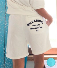 BUDSPOOL バッズプール パイル生地 ハーフパンツ ショートパンツ 白 L BILLABONG ビラボン ショートパンツ ハーフパンツ レディース ショーツ