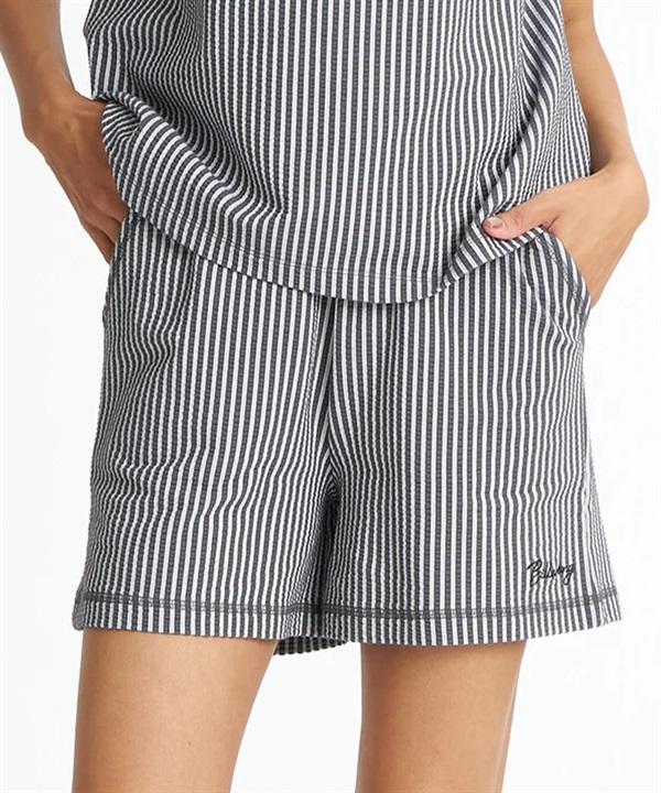 BILLABONG ビラボン ハーフパンツ ショートパンツ レディース ストライプ柄 LIGHT SUCKER SHORTS BG01C602