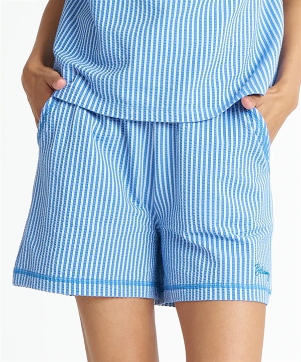 BILLABONG ビラボン ハーフパンツ ショートパンツ レディース ストライプ柄 LIGHT SUCKER SHORTS BG01C602