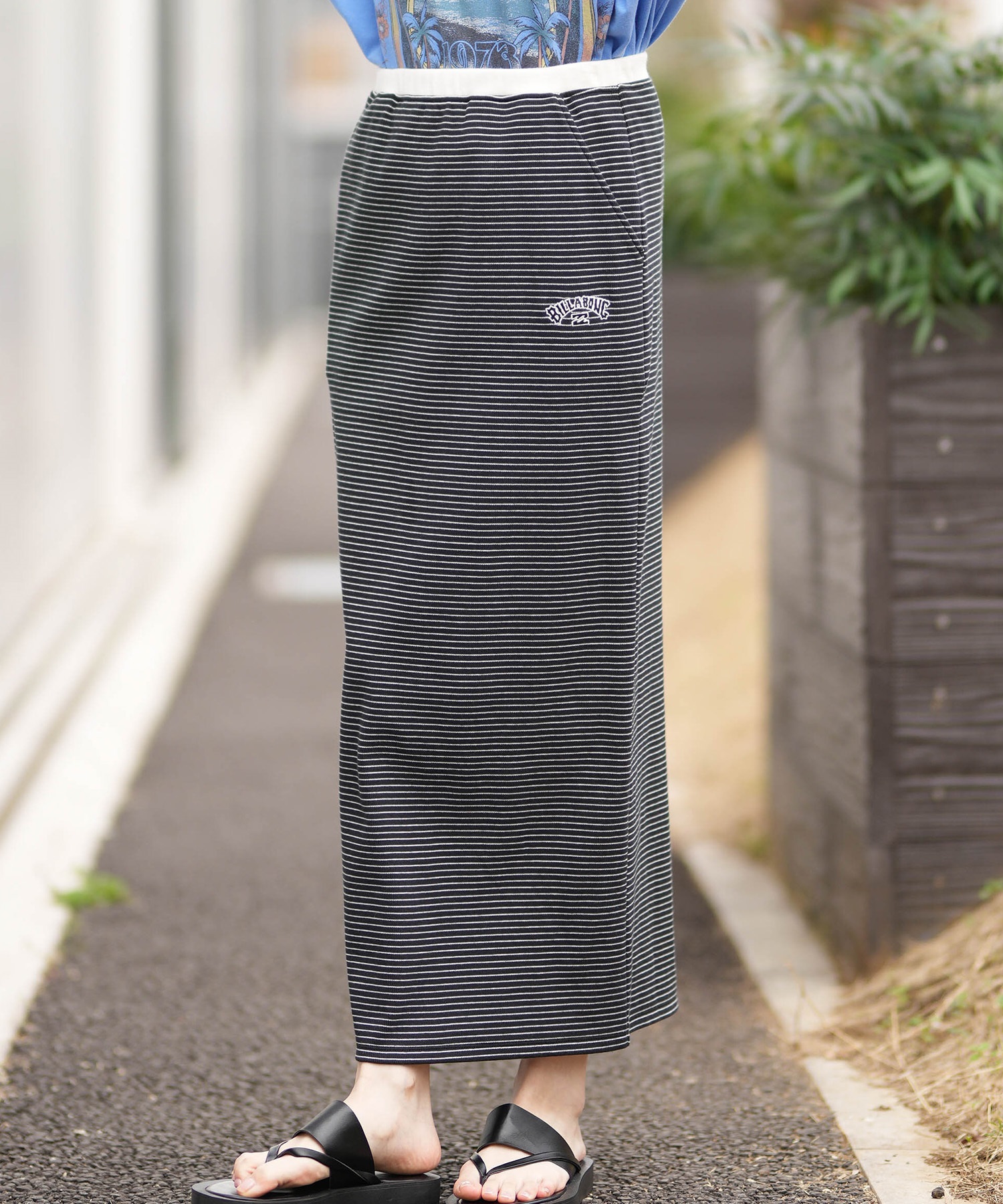 BILLABONG ビラボン スカート レディース ボーダー STRIPED RIB LONG SKI BG013609(BPB-M)
